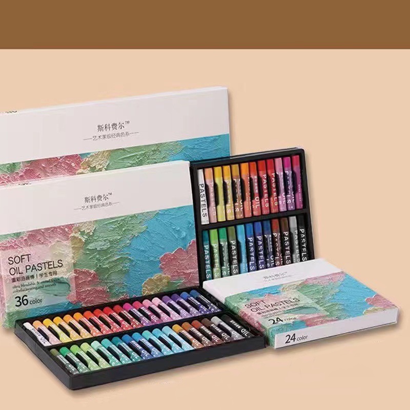

Set Crayon Mini / Krayon 12/24/36 Warna / Oil Pastel Small For Drawing Water Resistant