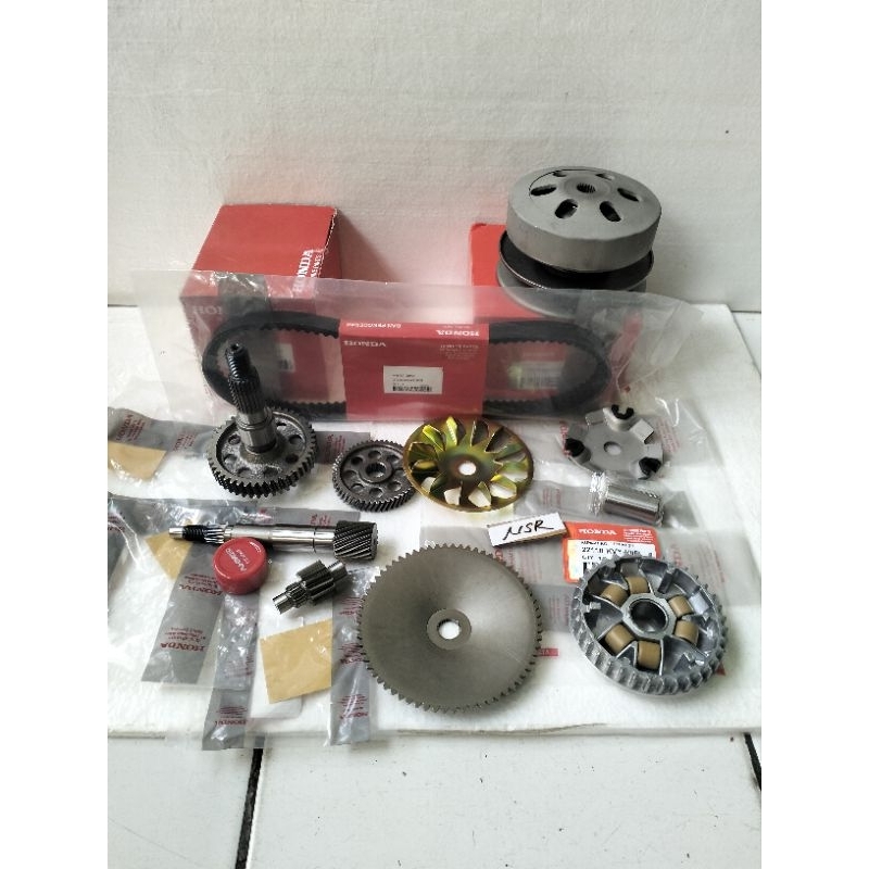 PAKET FULL SET CVT+GIGI RASIO ASSY HONDA BEAT KARBU SCOOPY KARBU SPACY KARBU KODE-KVY
