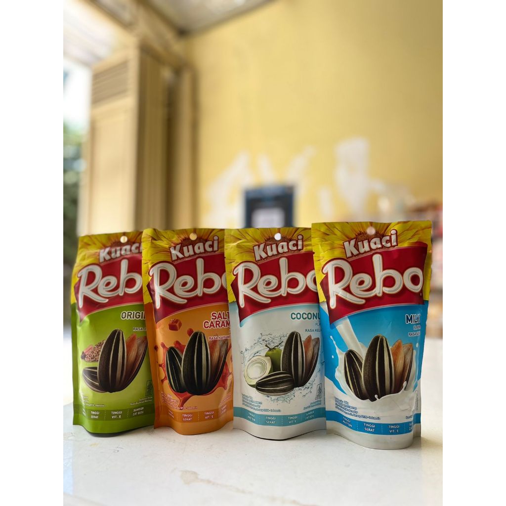 

Kuaci rebo 140gr varian milk original