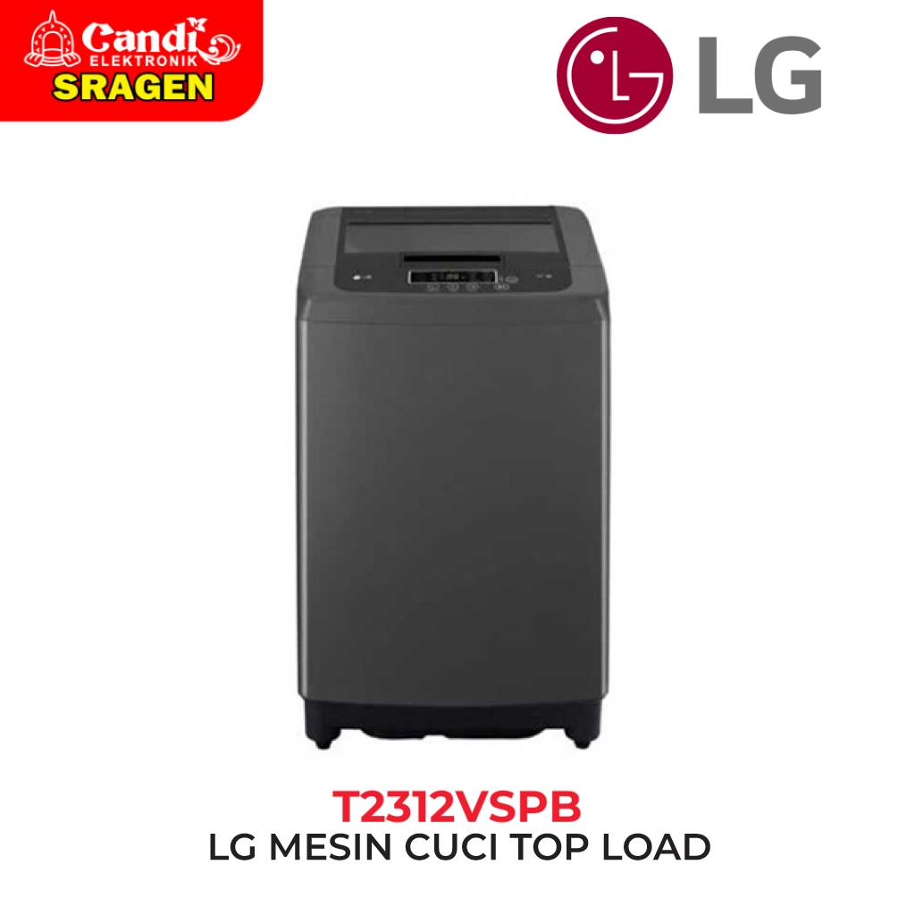 LG Mesin Cuci Top Loading 12 Kg Smart Inverter - T2312VSPB