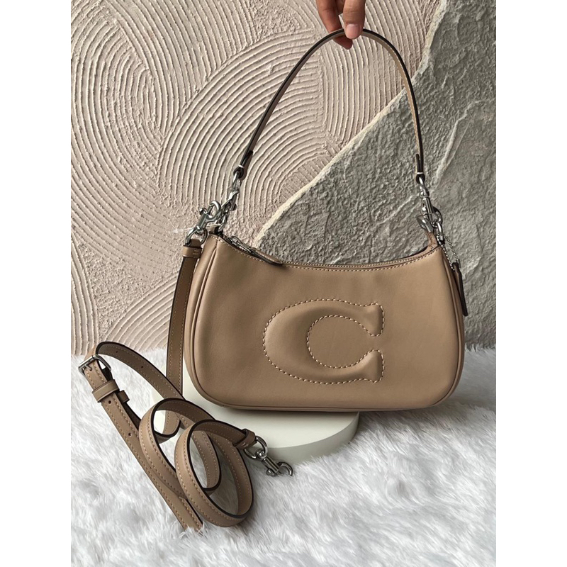 Coach Teri Shoulder Bag Taupe