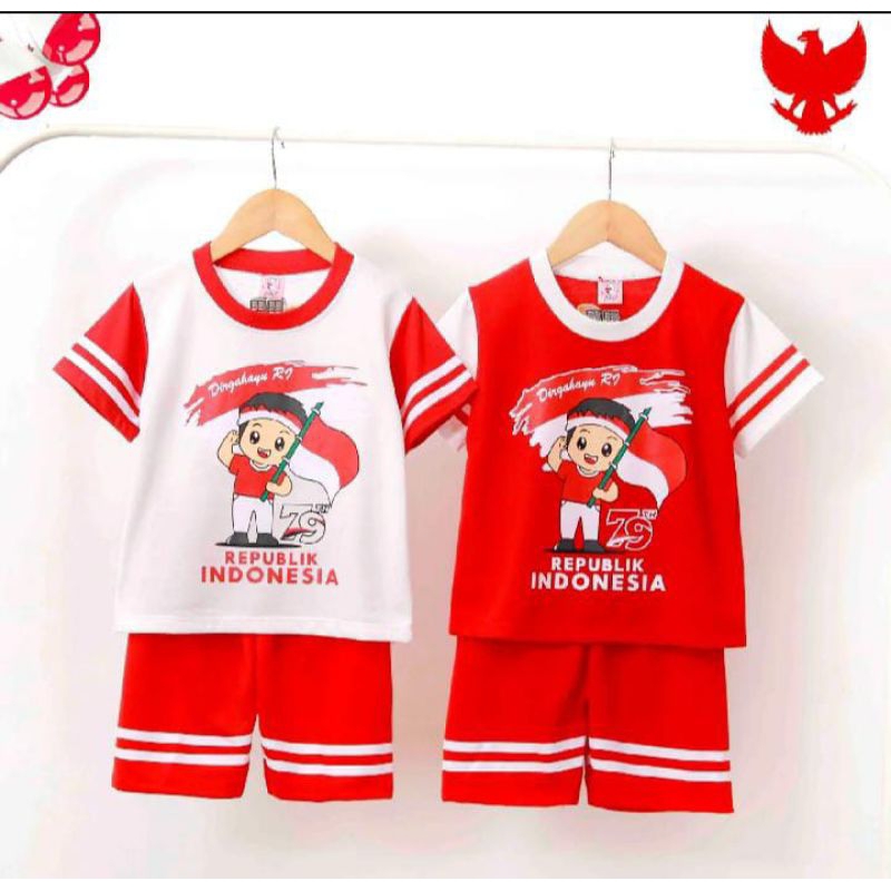 Baju 17 Agustus anak 0 dan 9 tahun