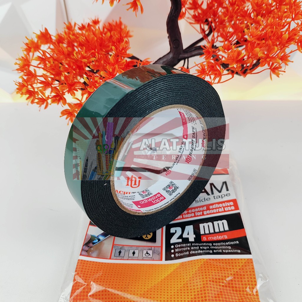 

Double Tape Foam Busa Nachi 24mm Perekat 2 Sisi Super Kuat