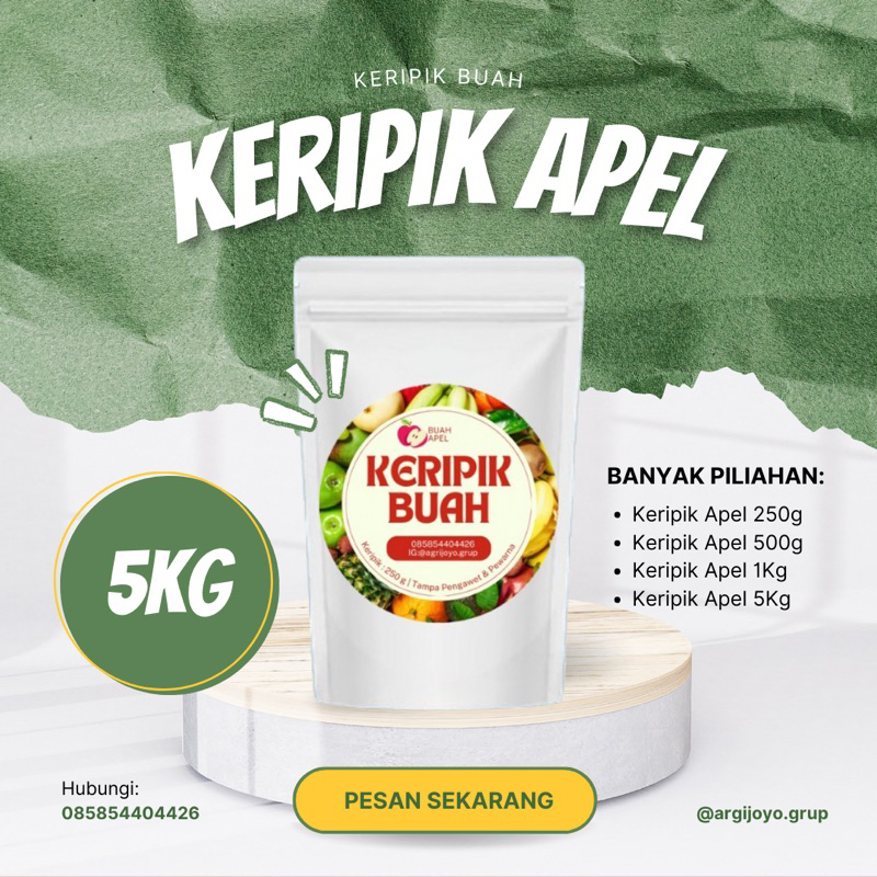 

Keripik Apel Asli 5g Harga Seller