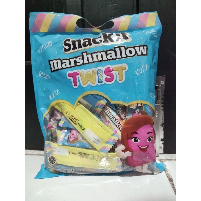 

SNACKIT MARSHMALLOW TWIST KEMASAN BAG ISI 24pcs