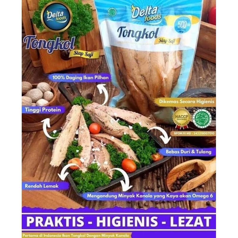 

Tongkol Siap Saji Bebas Duri Delta Foods Dengan Minyak Canola