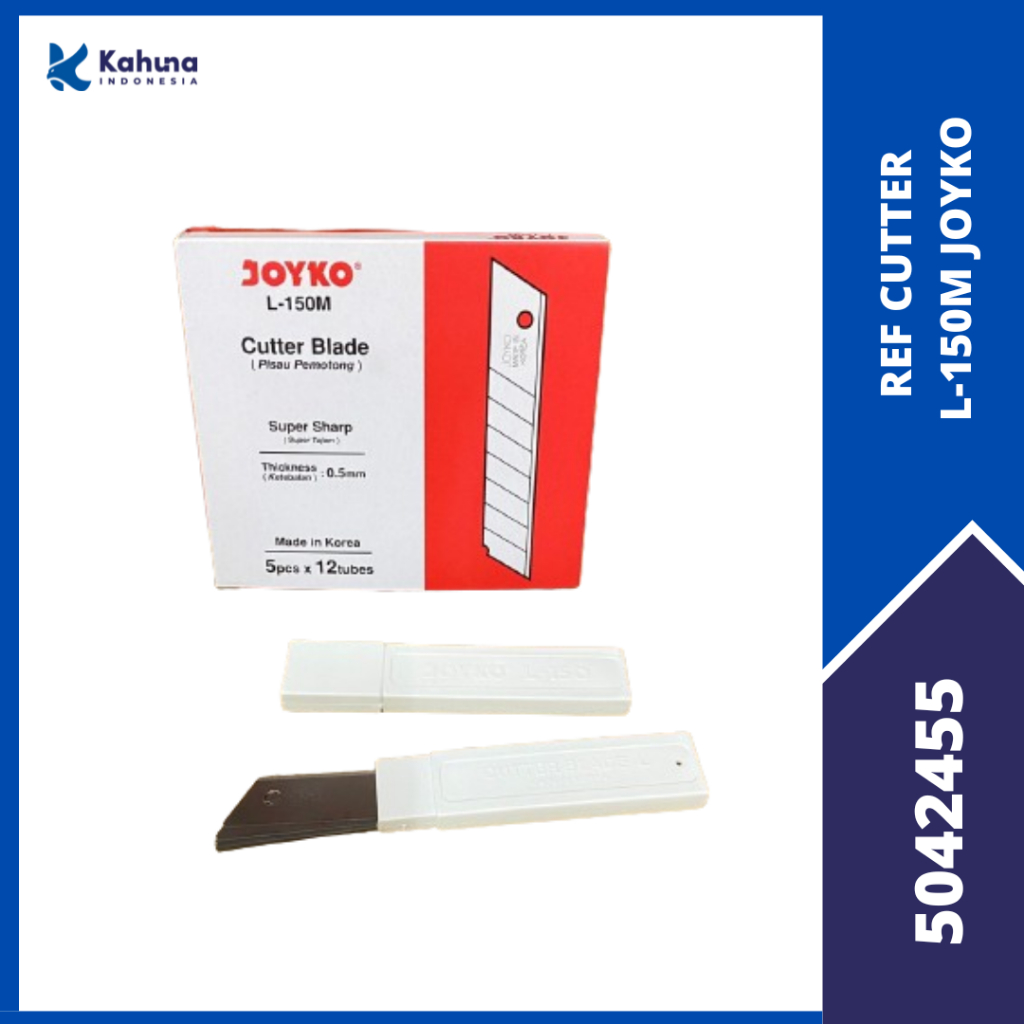 

JOYKO Isi Refil Cutter Besar L150M Tube (1 PACK Isi 12 tube) [5042455]