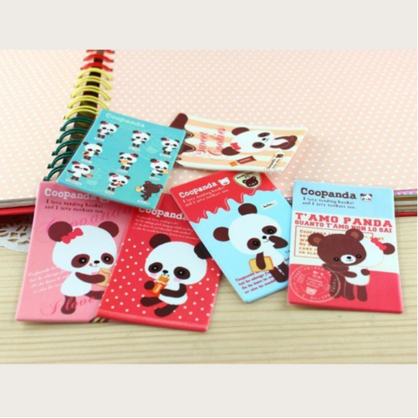 

Cute Panda Style Deco Card Sticker Stiker Cover Kartu