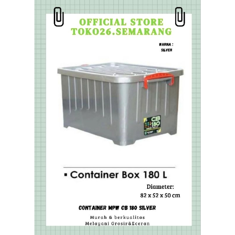 container mpw cb180 silver
