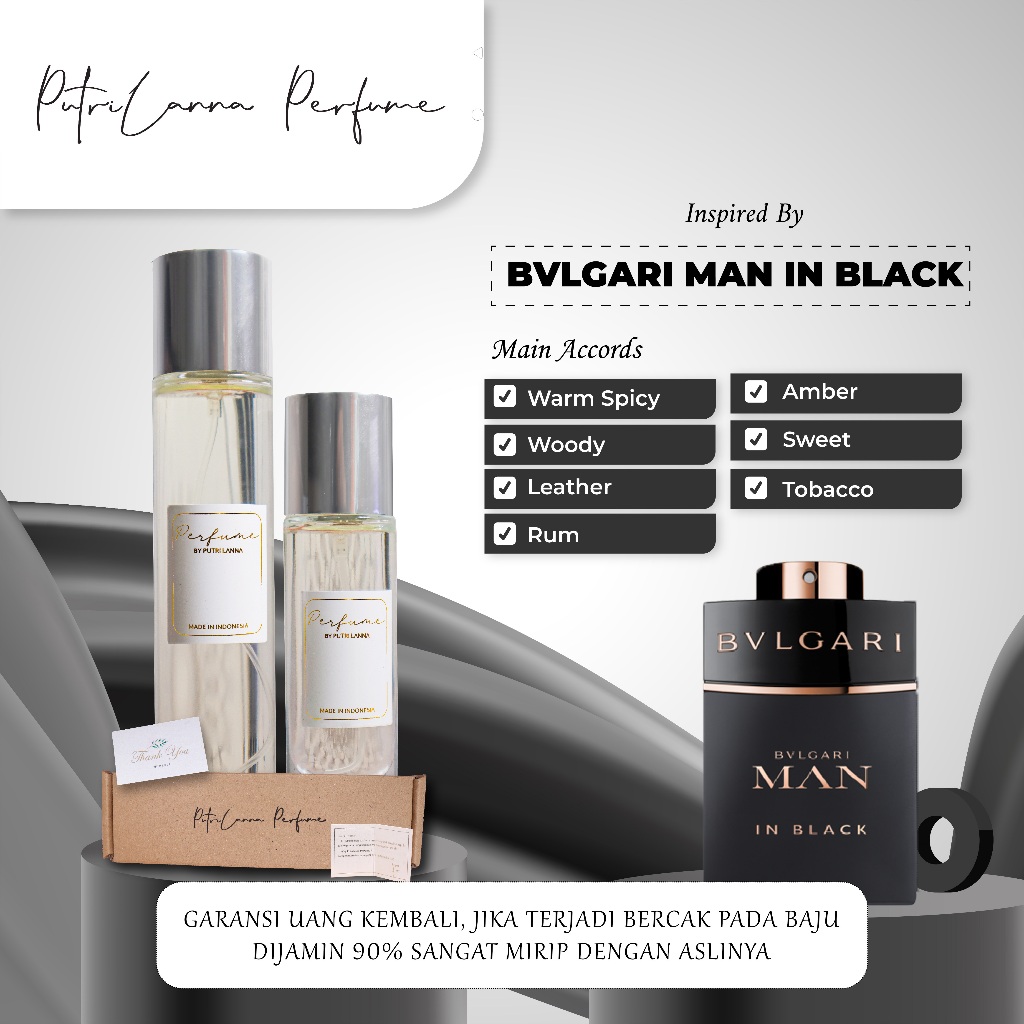 Bvlgari man in black