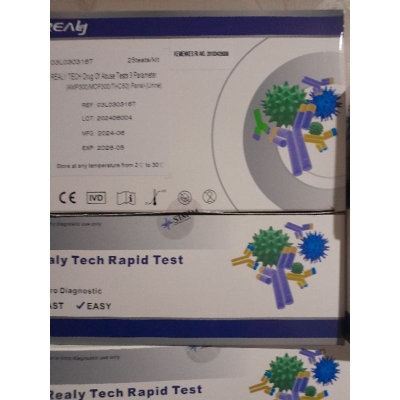 alat tes narkoba-3 parameter merk realy akurat isi 25 tes