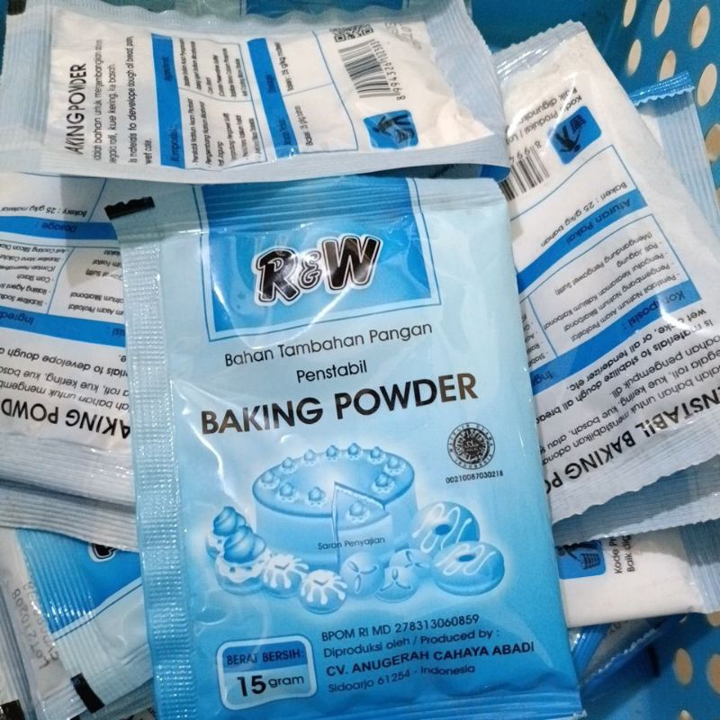 

R&W Soda Kue Kuning 40G / Baking Powder 15G || Pengembang Rajawali Penstabil Adonan