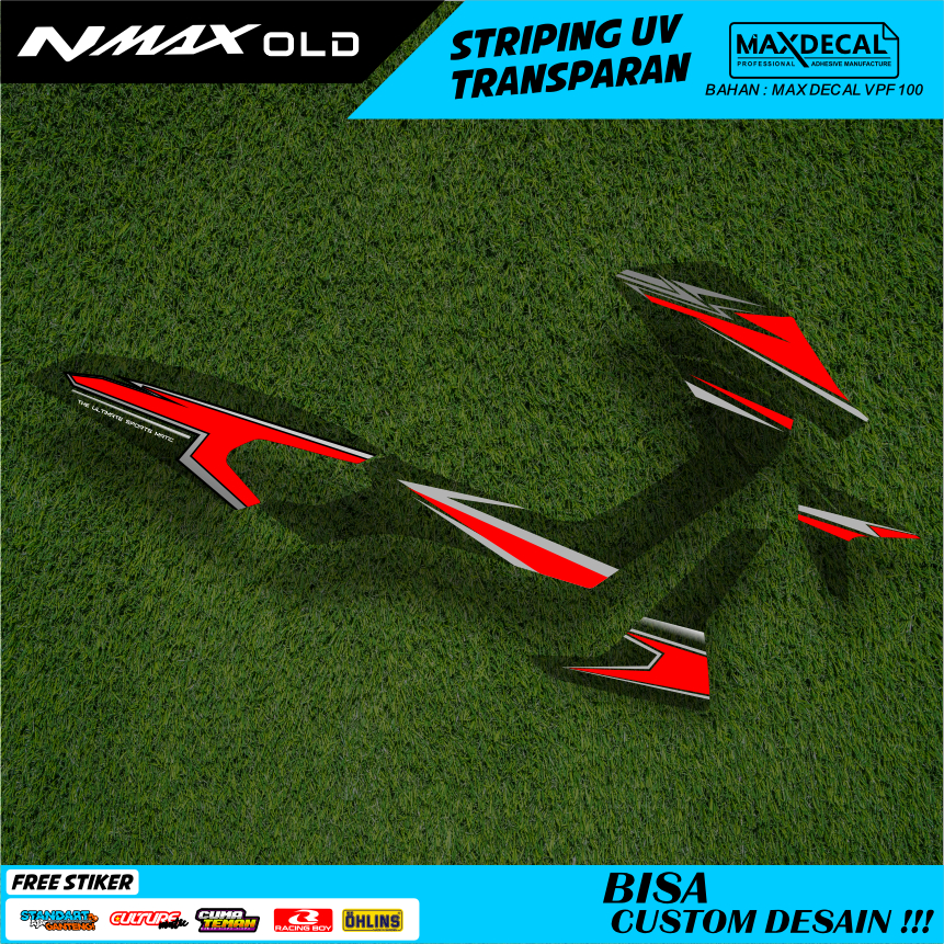 striping nmax turbo new thailand transparan old modifikasi motif api minimalis racing stiker nmax 37