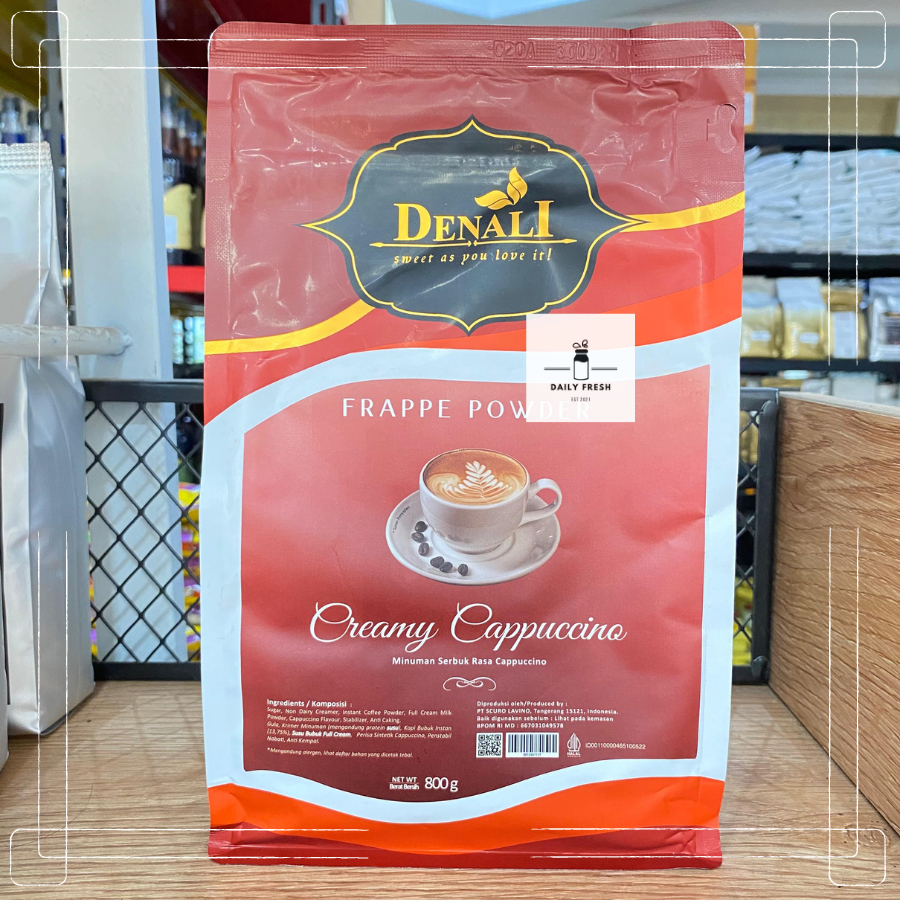 

DENALI CREAMY CAPPUCINO POWDER 800 GR - DENALI BUBUK