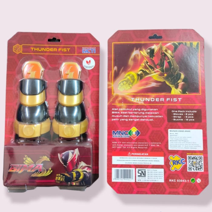 Mainan Bima S - Thunder Fist Alat Pemukul Kekuatan Petir