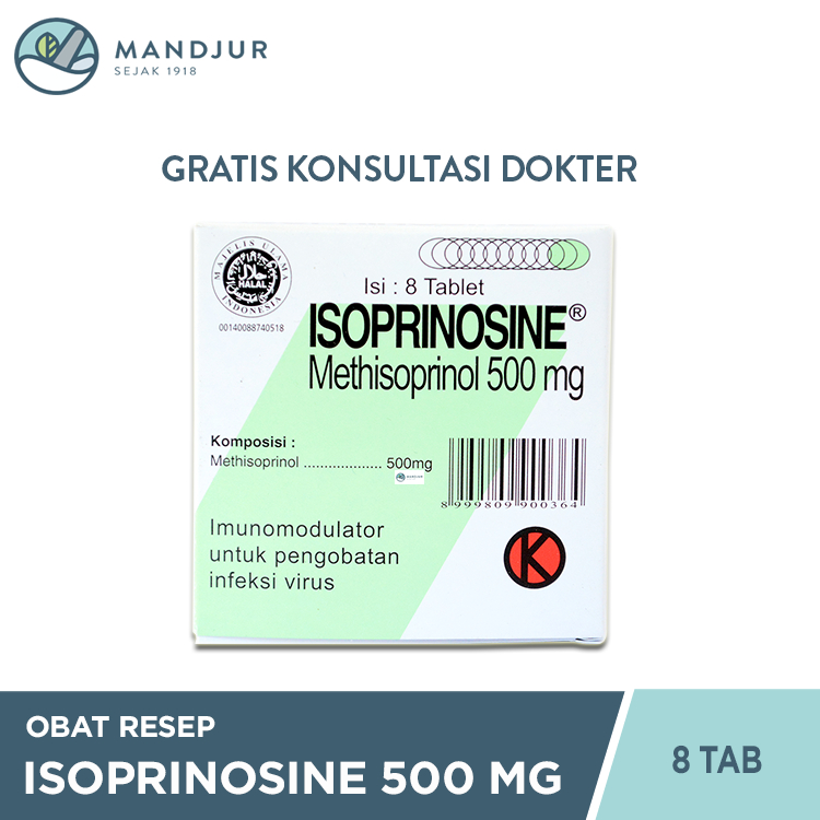 Isoprinosine 500 Mg 8 Tablet