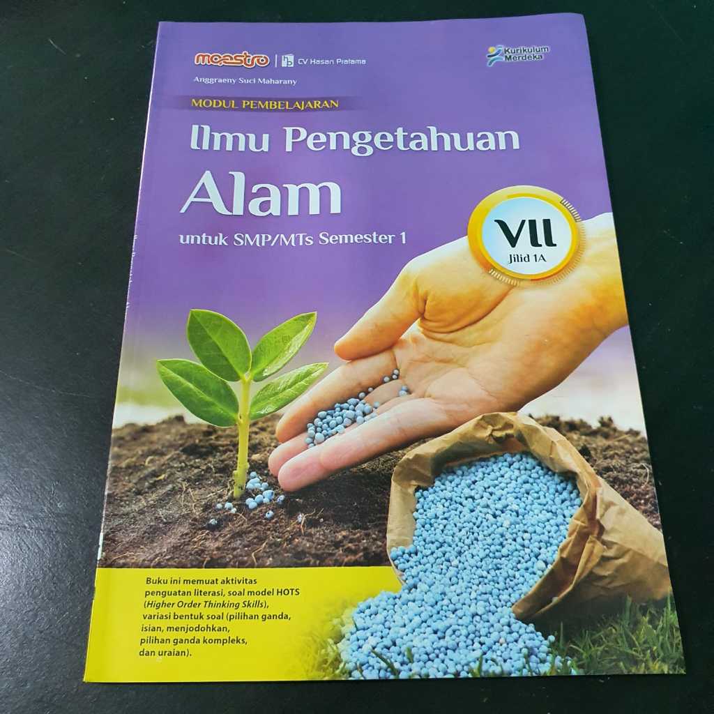 LKS Maestro 2024 - Modul Pembelajaran IPA SMP/MTs Kelas 7 Smt 1 - Kurikulum Merdeka