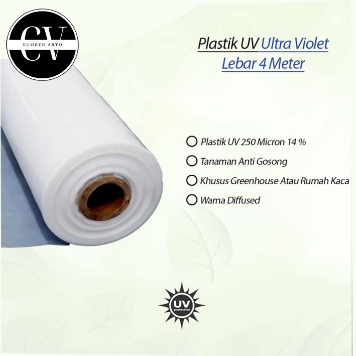 Plastik UV (Ultra Violet) Lebar 4 Meter 250 Micron