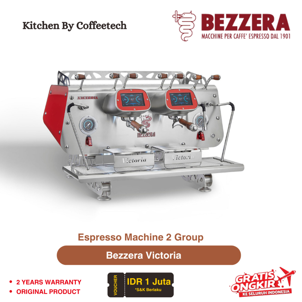 Bezzera Coffee Machine Victoria 2 Group -  Mesin Kopi Bezzera
