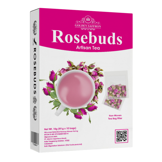 

Rosebuds Artisan Tea 10 Tea Bag - Golden Saffron