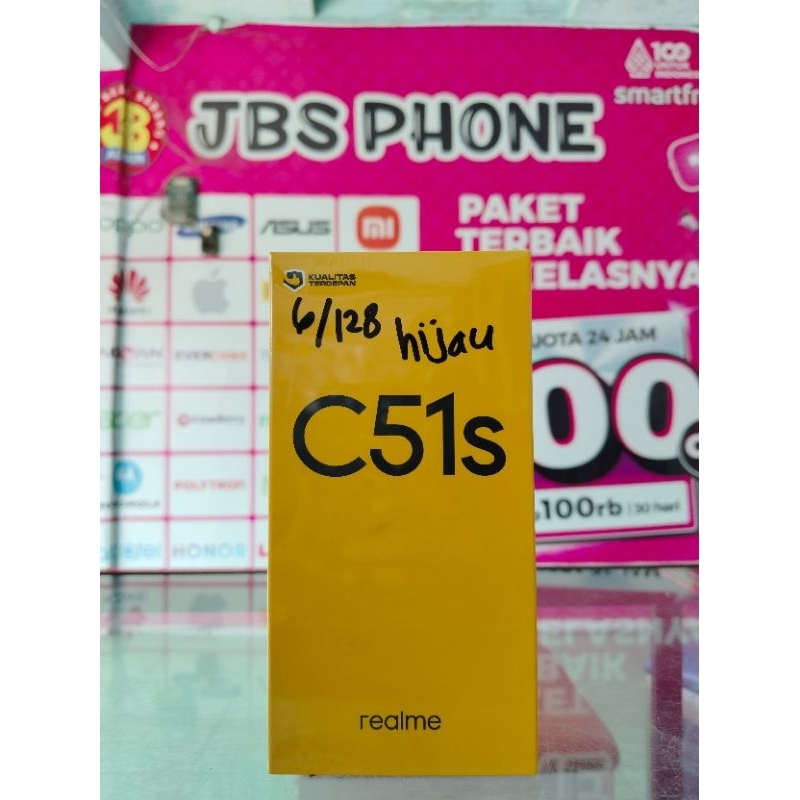 NEW/BARU REALME C51S RAM 12 (6+6) ROM 128 GB ORIGINAL GARANSI RESMI 2 TAHUN 4/64 4/128 6/64 6/128 6/