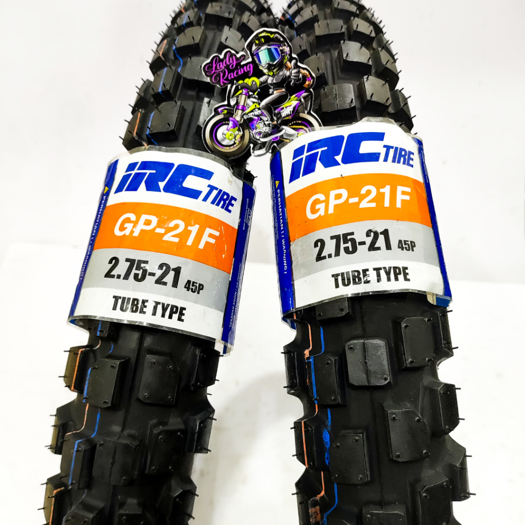 BAN IRC 21 DEPAN DUAL ROAD BAN STANDAR ORI KLX CRF 150