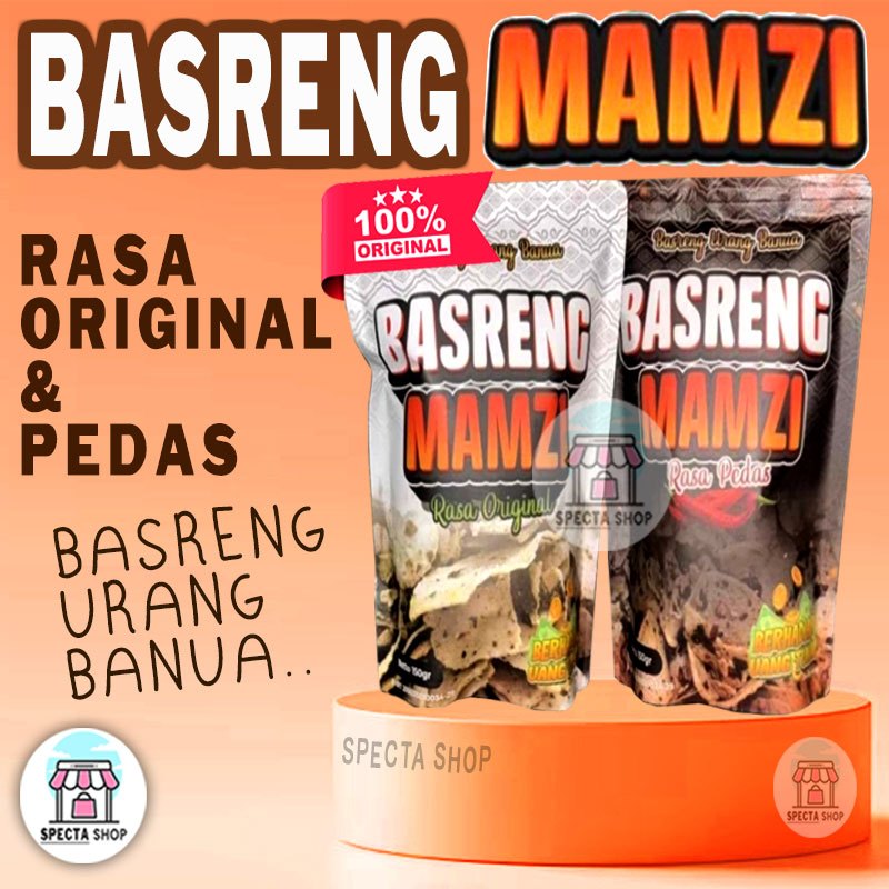 

READY STOCK !! Basreng Mamzi Mama Zio Rasa Original dan Pedas