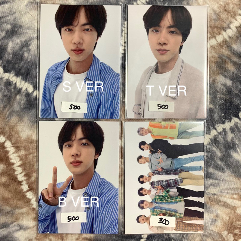 [READY] PHOTOCARD PC BTS FORTUNE BOX JIN GROUP MPC