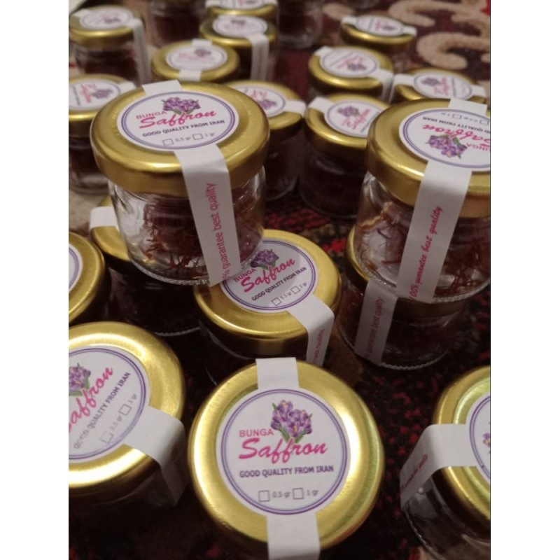 

Best quality Saffron 1gr (impor dari Iran)