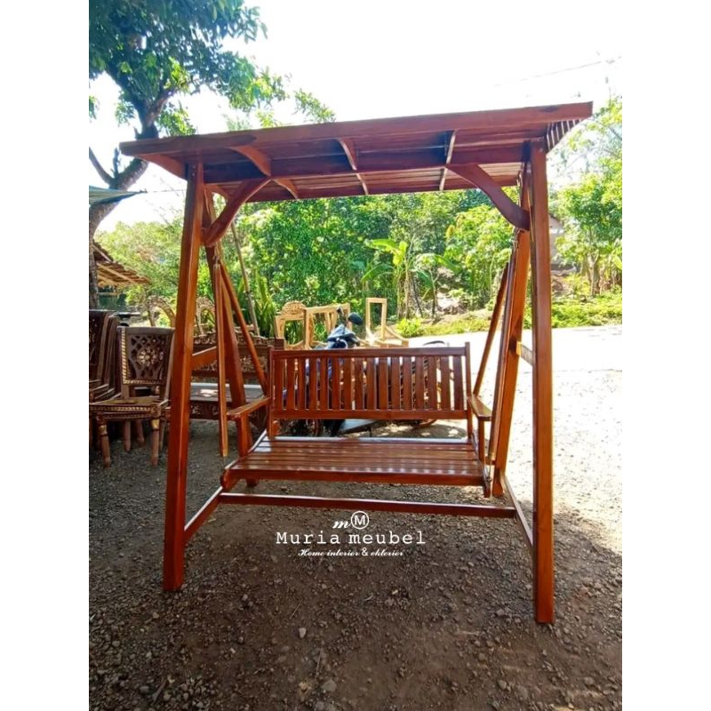 bandulan kayu jati buat anak