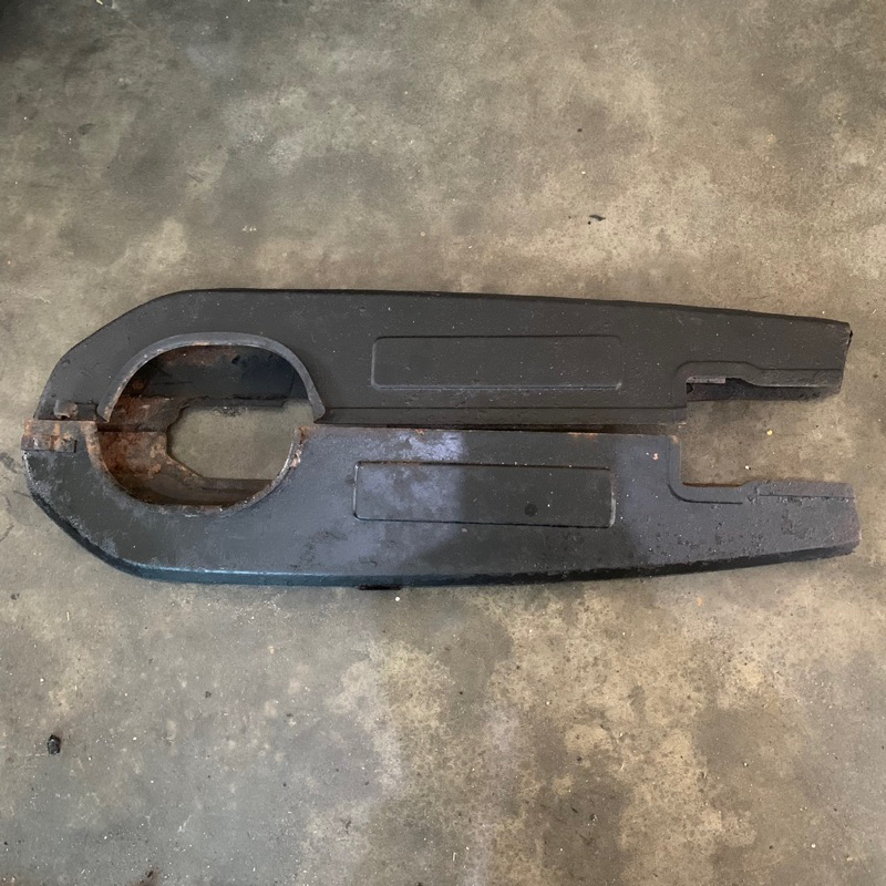 Ketengkas katengkas cover pelindung tutup rantai Suzuki Rc 100 Rc110 Rc Bravo Original hitam