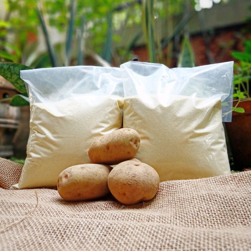 

Tepung Kentang Long Potato Halal 1kg / 1000 gram