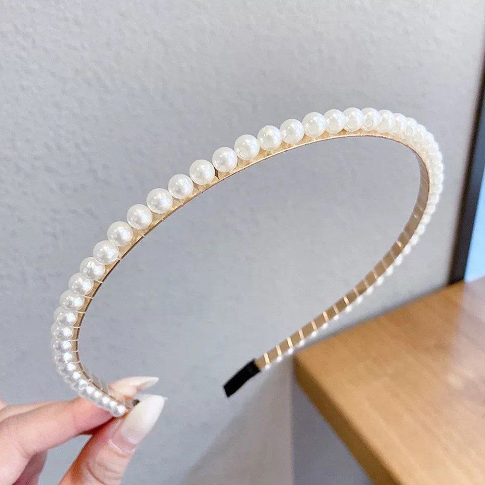 BANDO KOREA MUTIARA BANDO RAMBUT WANITA DEWASA KOREAN PEARL