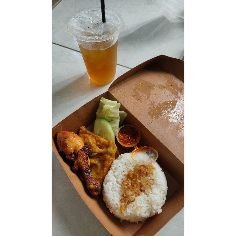 

nasi ayam penyet