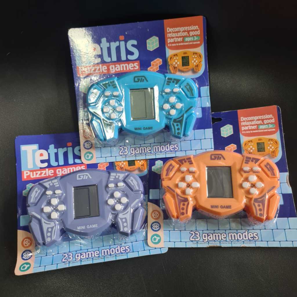 Gimbot Tetris Puzzle 23 Game boy 999 in 1 Tetris Mainan Jadul Gamebot JunDW