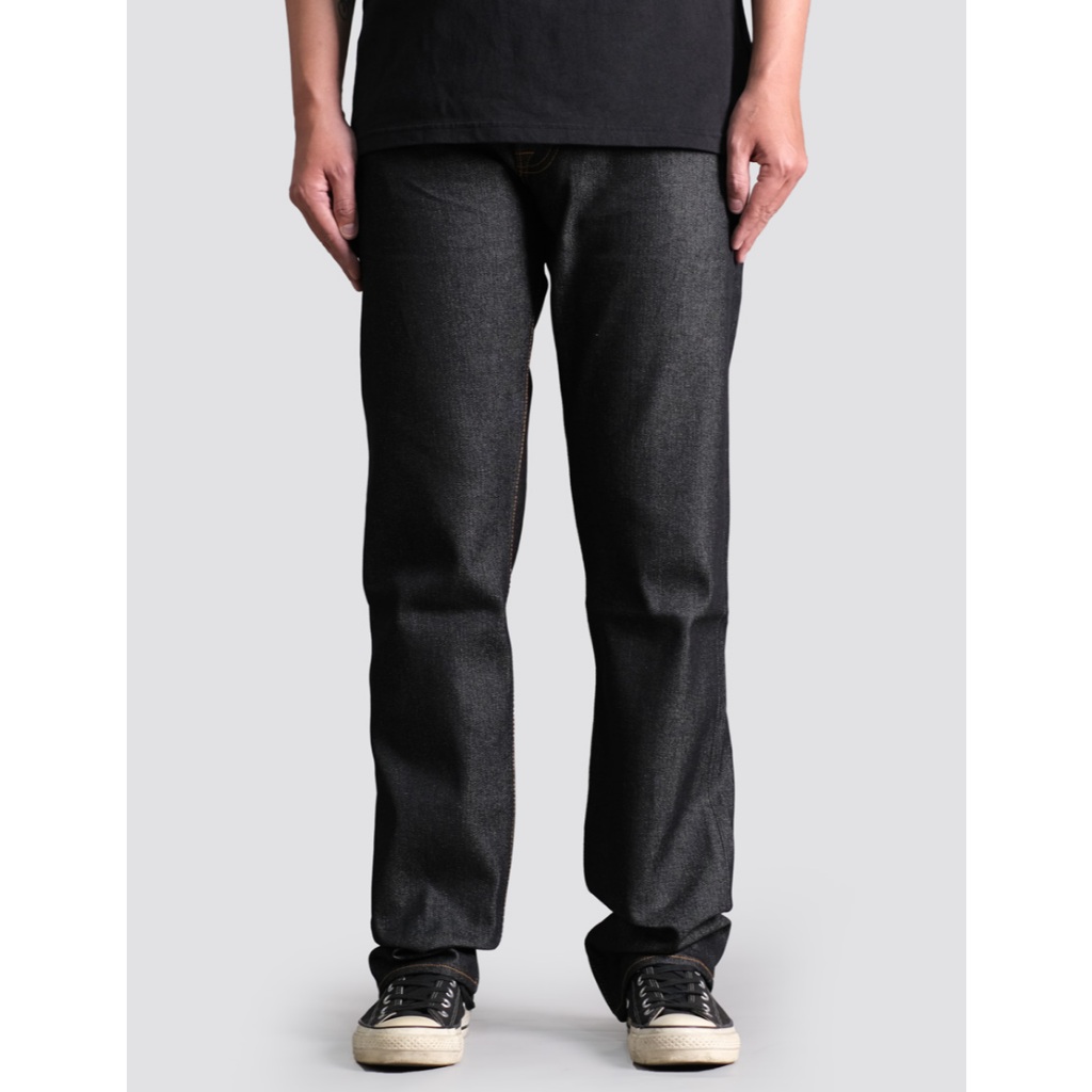 Mischief Denim - ST 001 Black Indigo - Slim Tube Non Selvedge Denim