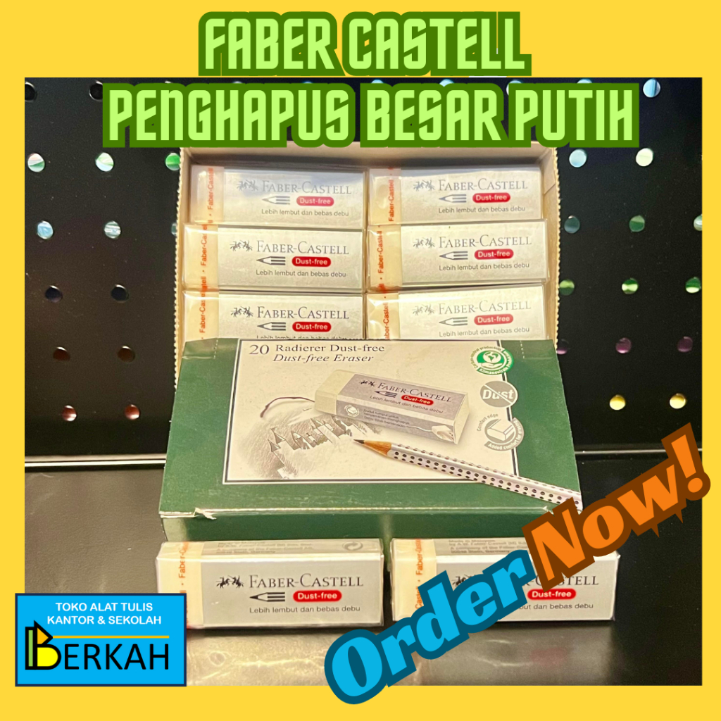 

Faber Castell Penghapus Besar Putih Original