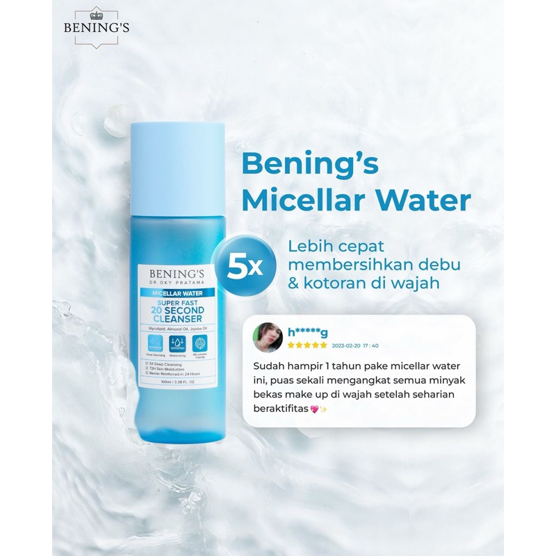Bening's Expert Micellar Water With Habbatussauda Benings Clinic / Bening's Indonesia