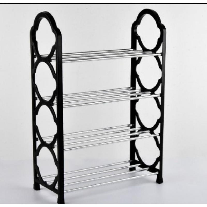 Rak Sepatu Warna 4 Susun CH104 CH828 / Rak Sepatu Sandal Organizer Serbaguna