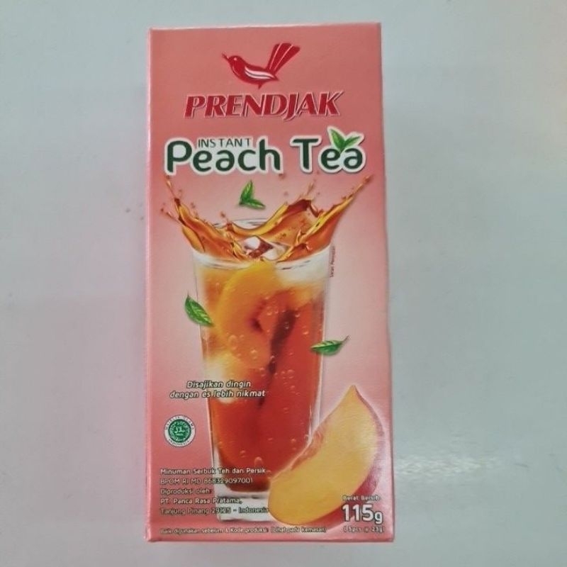 

Prendjak Peach Tea Instant 115gram isi 5pcs