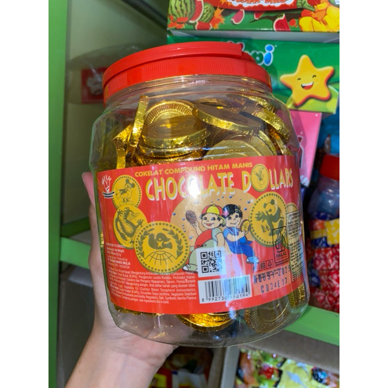 

Cokelat Koin Dollar (isi 200)