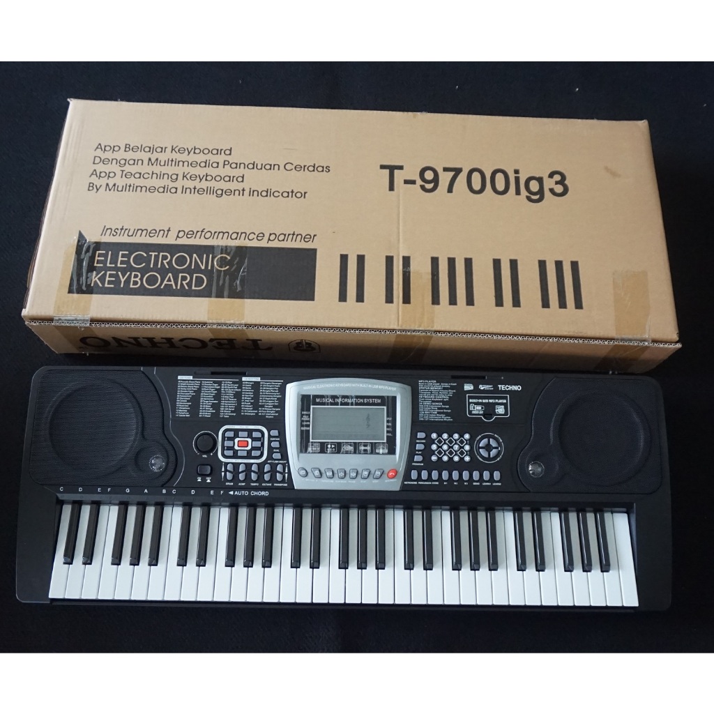 [datang *ketoko* diskon gede] Techno T-9700ig3 T9700 best seller keyboard T9700i g3 USB flashdisk MP