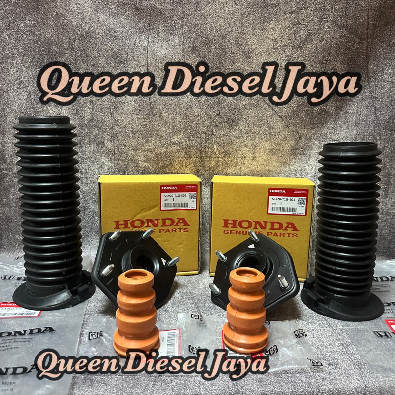 Karet Suport Shock / Boot Shock Depan & Stopper Depan Honda CRV Gen3 & Gen4 (6pc)
