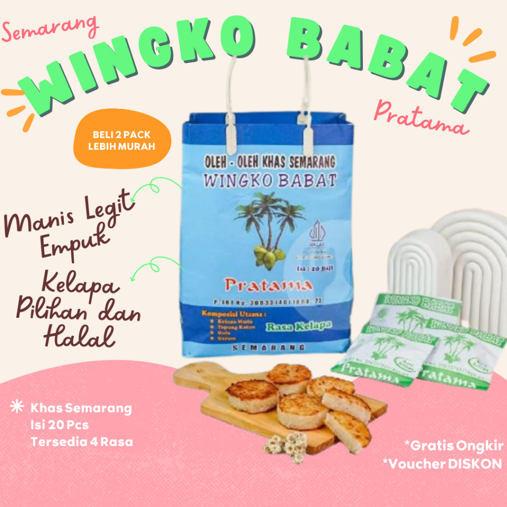 

wingko babat pratama khas semarang oleh oleh halal INSTAN