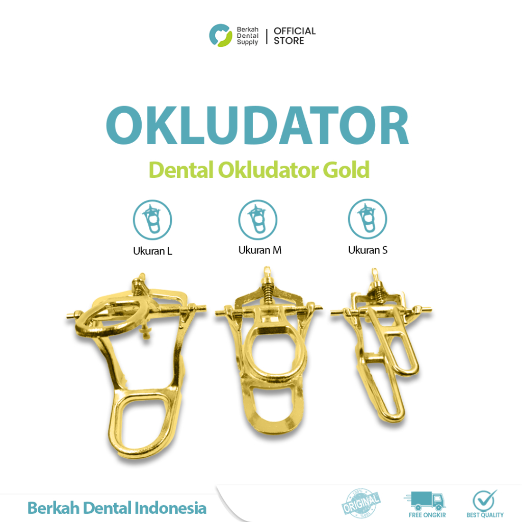 Dental Okludator / Okludator Dental / Ocludator Lab Gigi Kuningan Gold S M L