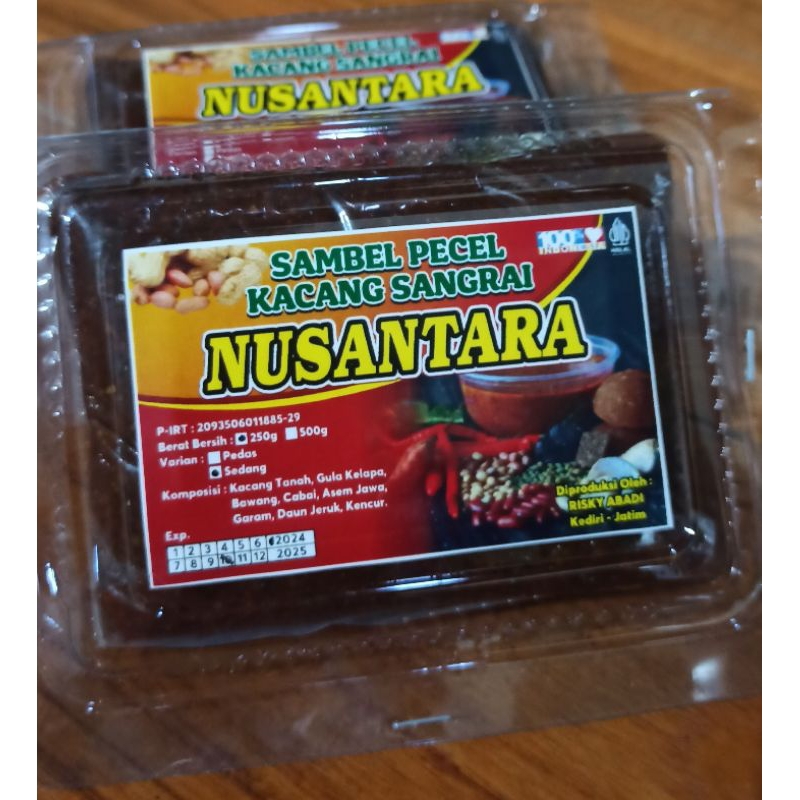 

Sambel Pecel Kacang Sangrai Nusantara 250 gr