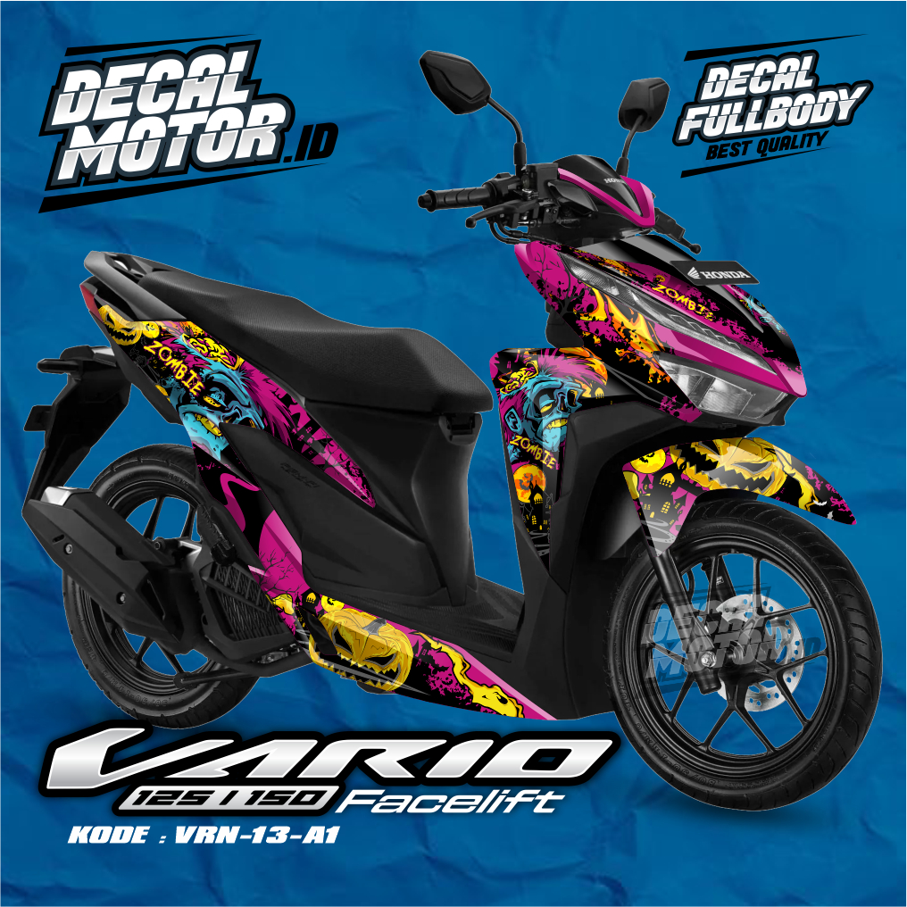 DECAL FULL BODY VARIO NEW 150 - STICKER VARIO NEW 150 - VRN