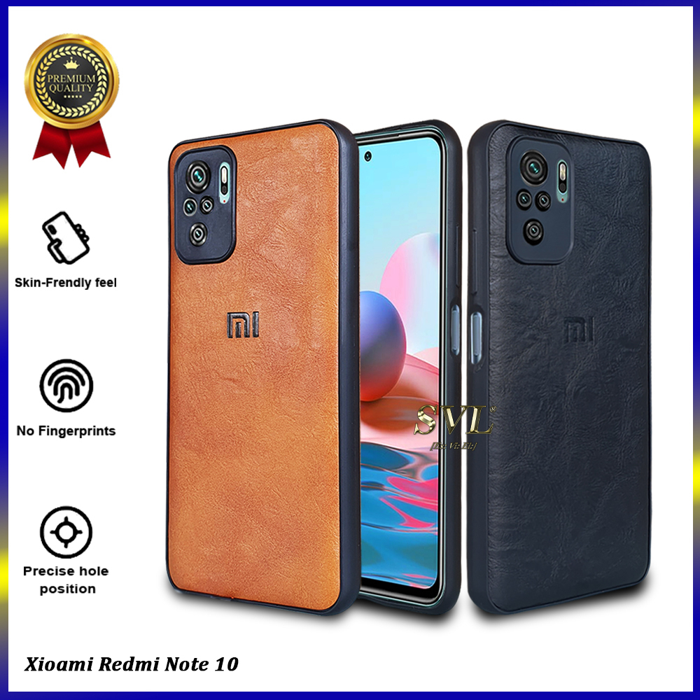 Xiaomi Redmi Note 10 / Redmi Note 10 S Leather Case Casing Softcase Slim [ PREMIUM ]