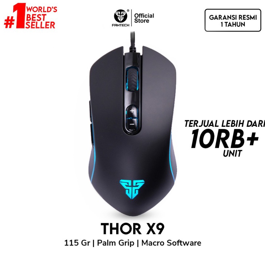 KODE F7H Fantech THOR X9 Mouse Gaming Macro