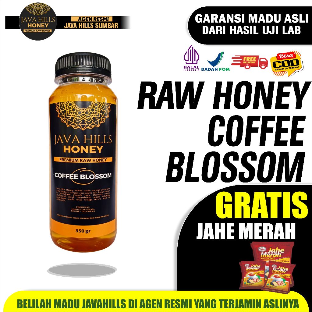 

JAVA HILLS HONEY RAW HONEY COFFEE BLOSSOM - 320G (AGEN JAVAHILLS SUMBAR)